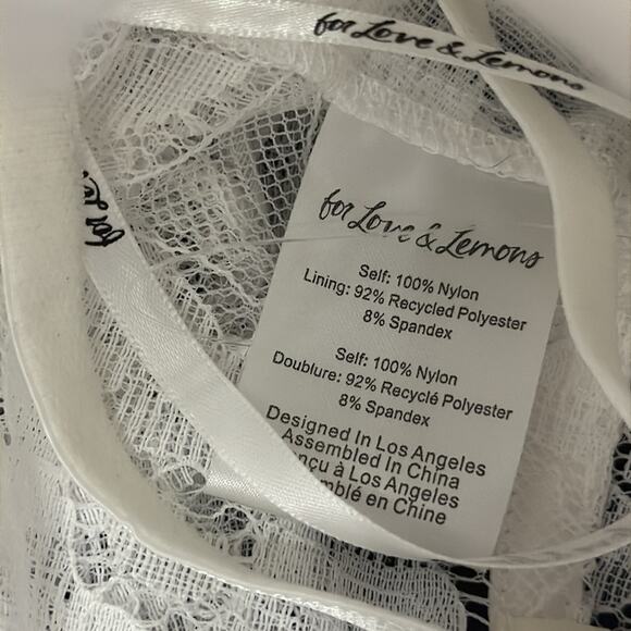 For Love and Lemons Lace Cropped Corset Top - Picture 12 of 12